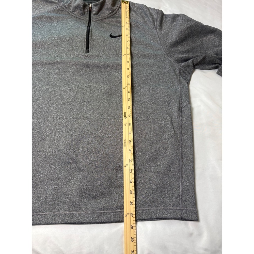 Nike Therma-FIT Quarter Zip Pullover Mens 2XL Gray Excellent Heathered Fleece - Picture 8 of 13